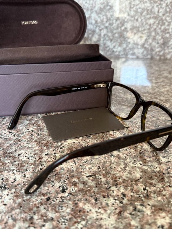 Tom Ford SQUARE OPTICAL FRAME (dark havana) main image 4